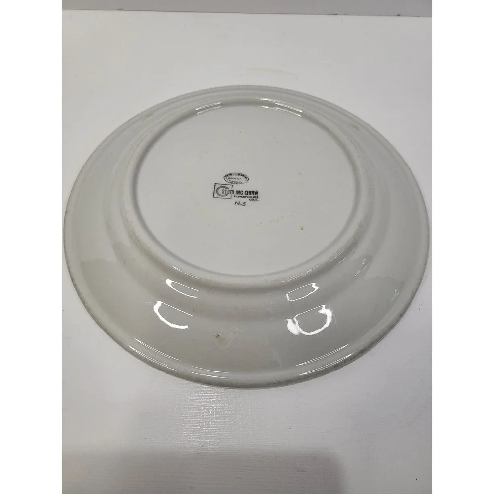 Vintage Syracuse Sterling China Cloister Hotel Sea Island Georgia Dish Set 5pc